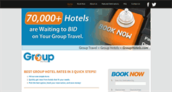 Desktop Screenshot of grouphotels.com
